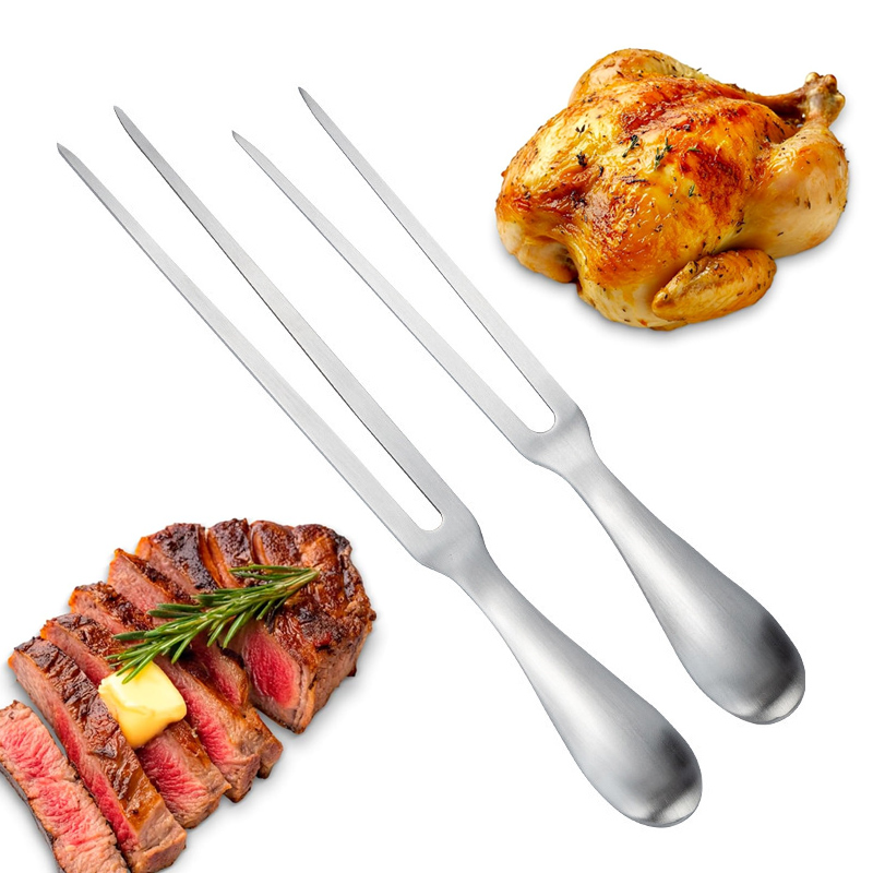 Meal Prep Chef - ส้อมแกะสลักเนื้อสแตนเลส 304 ขนาด 11 นิ้ว อุปกรณ์เสิร์ฟบาร์บีคิว