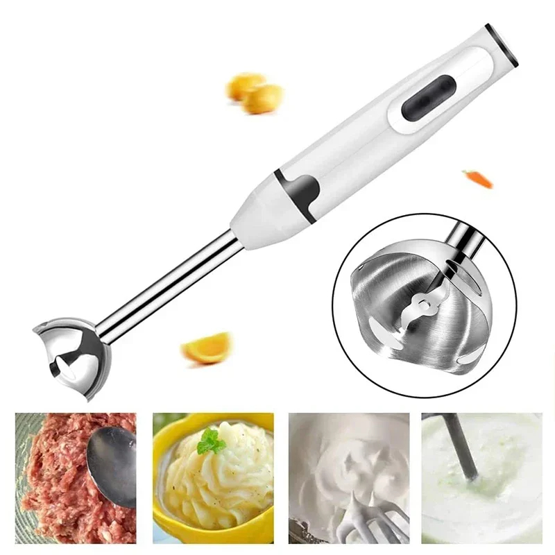 Meal Prep Smoothies - เครื่องปั่นมือแบบแท่ง HOMEFISH เครื่องบดอาหารไฟฟ้า เครื่องปั่นแบบมือถือสำหรับสมูทตี้และซอส