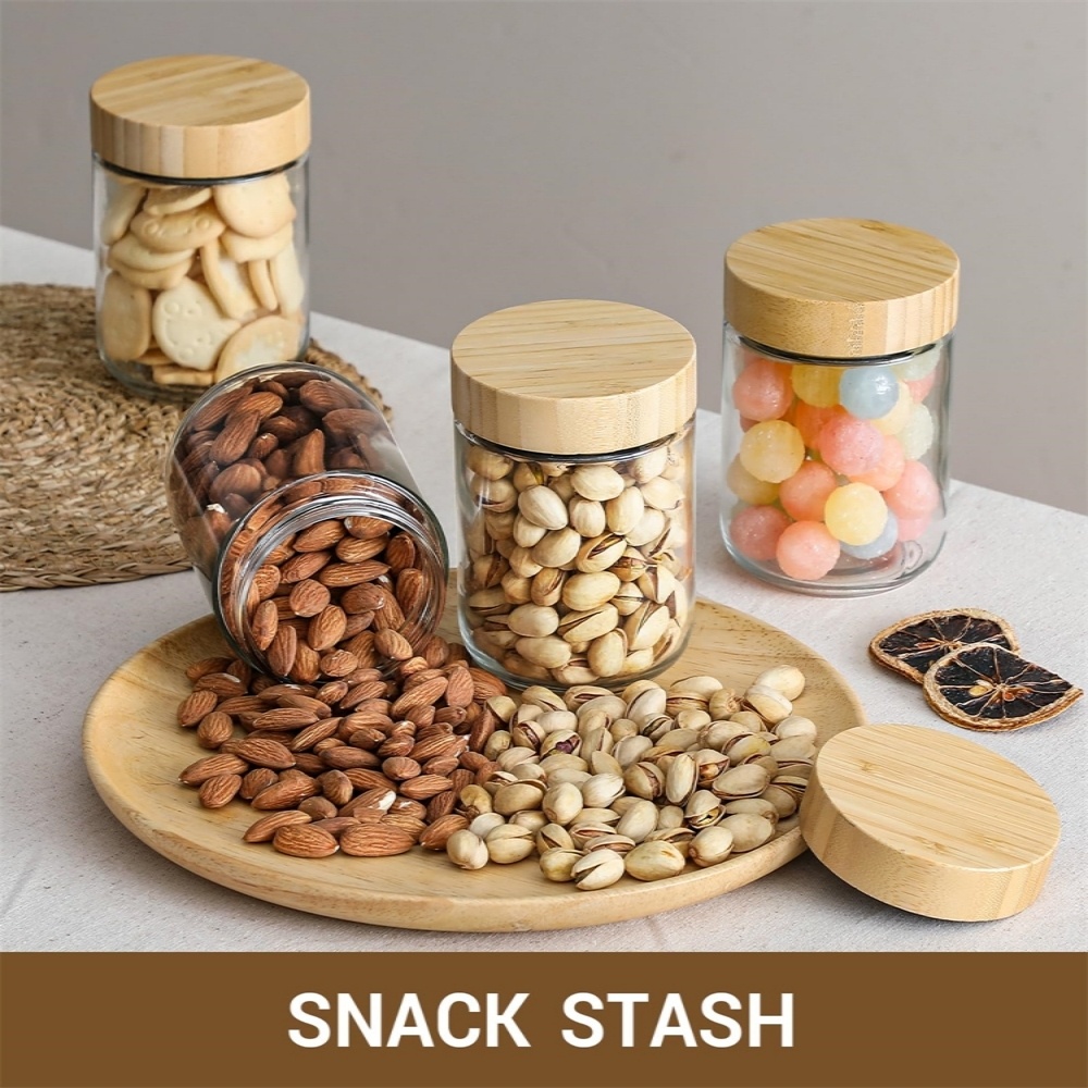 ชุด 4 ชิ้น โหลแก้วใส่อาหารโอเว - Meal Prep Overnight Oats บทวิจารณ์และราคา