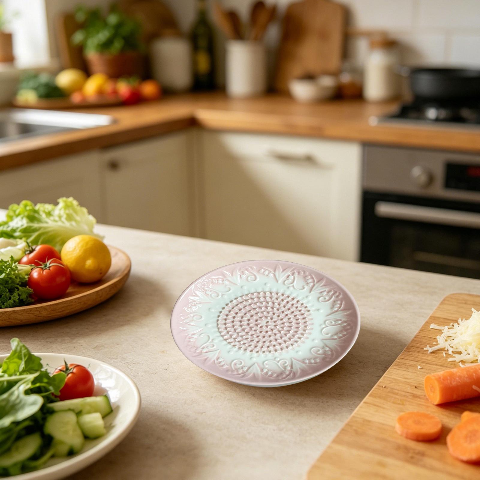 แผ่นขูดกระเทียมเซรามิกแบบมีลาย - Meal Prep Chef บทวิจารณ์และราคา