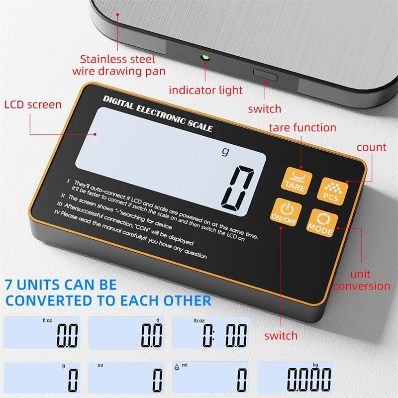 เครื่องชั่งครัวไร้สายพร้อมจอแส - Meal Prep Chef บทวิจารณ์และราคา