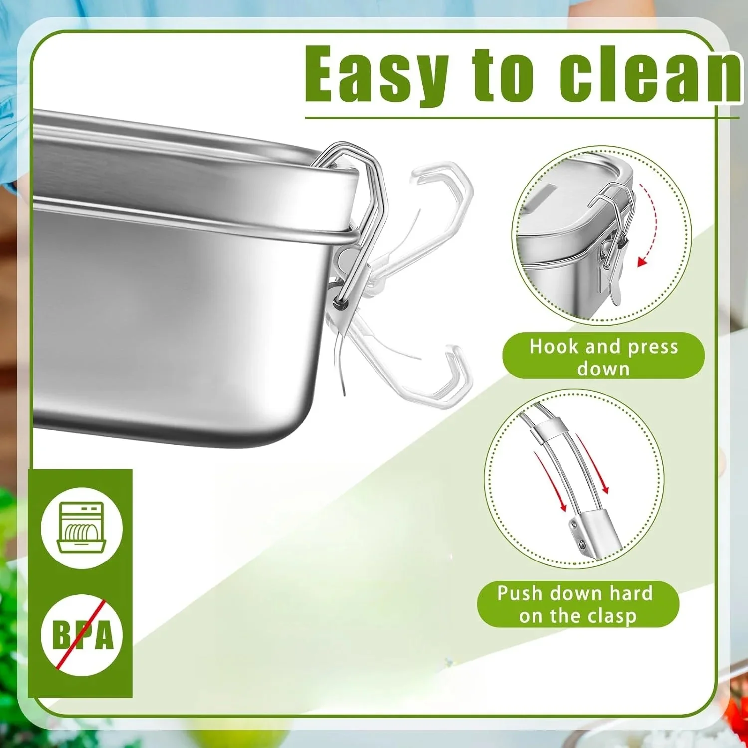 กล่องอาหารกลางวันสแตนเลสสําหรั - Meal Prep Lunch บทวิจารณ์และราคา