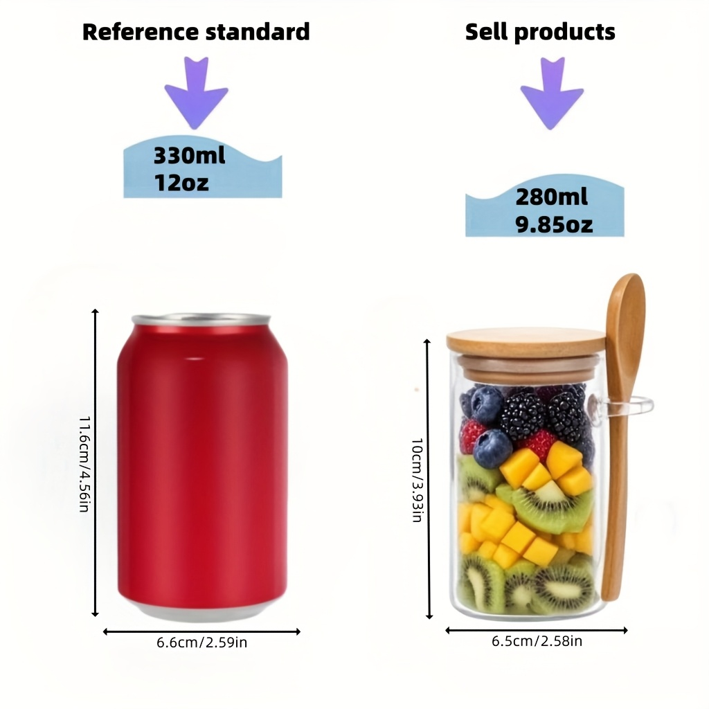 4/8/12 ชิ้น, ถ้วยอาหารเช้าข้าว - Meal Prep Yogurt Containers บทวิจารณ์และราคา