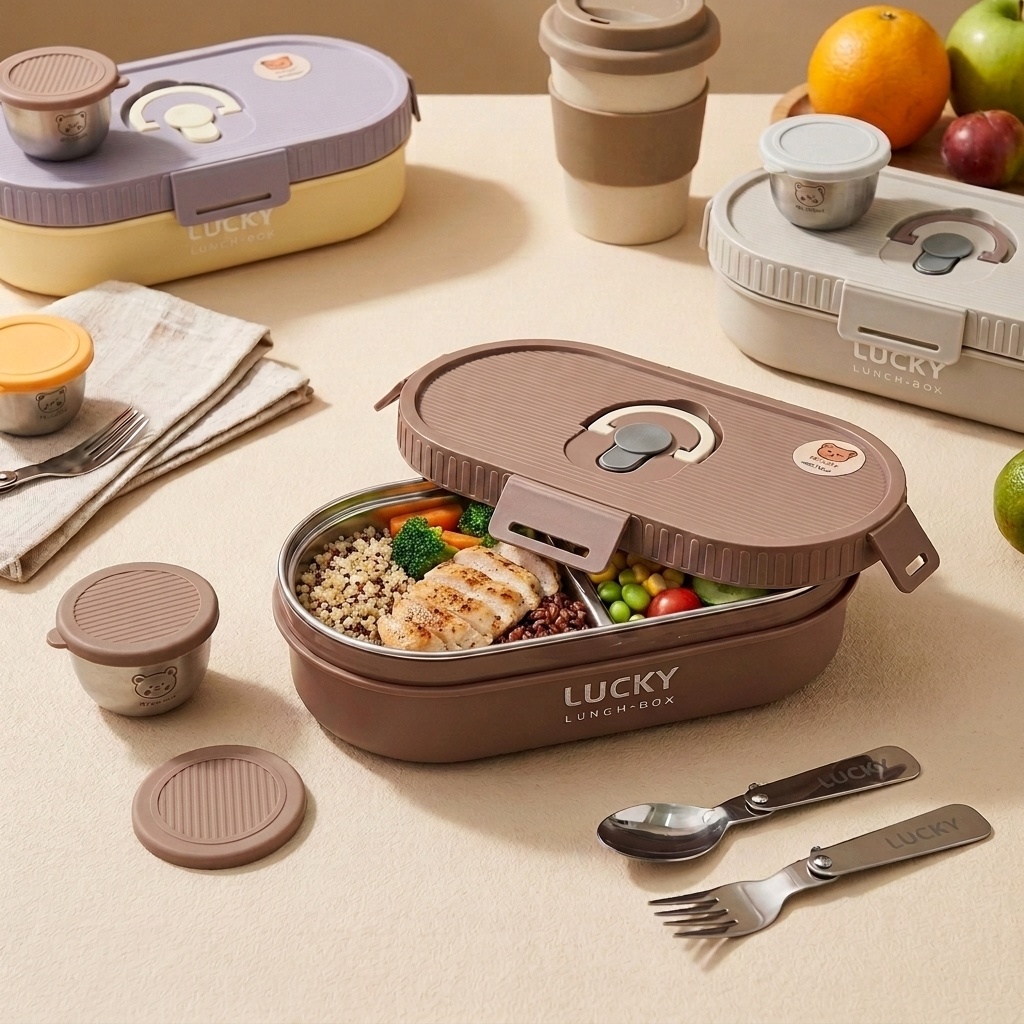 กล่องอาหารกลางวันสแตนเลส 304 ส - Meal Prep Meal Ideas บทวิจารณ์และราคา