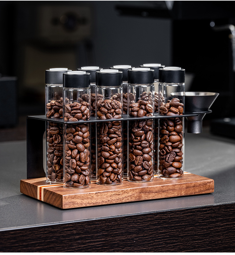 ภาชนะเก็บเมล็ดกาแฟแก้วฝาปิดสนิ - Glass Container Set บทวิจารณ์และราคา