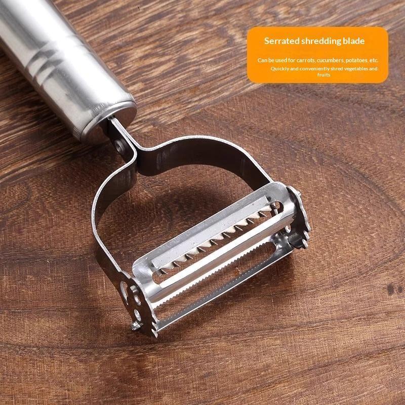 ที่ปอกเปลือกสแตนเลสแบบสองฟังก์ - Meal Prep Chef บทวิจารณ์และราคา