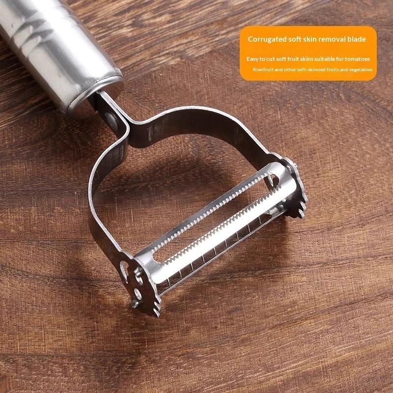 ที่ปอกเปลือกสแตนเลสแบบสองฟังก์ - Meal Prep Chef บทวิจารณ์และราคา