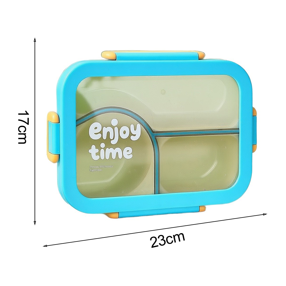 กล่องอาหารสแตนเลส 3 ช่อง ป้องก - Meal Prep Lunch บทวิจารณ์และราคา