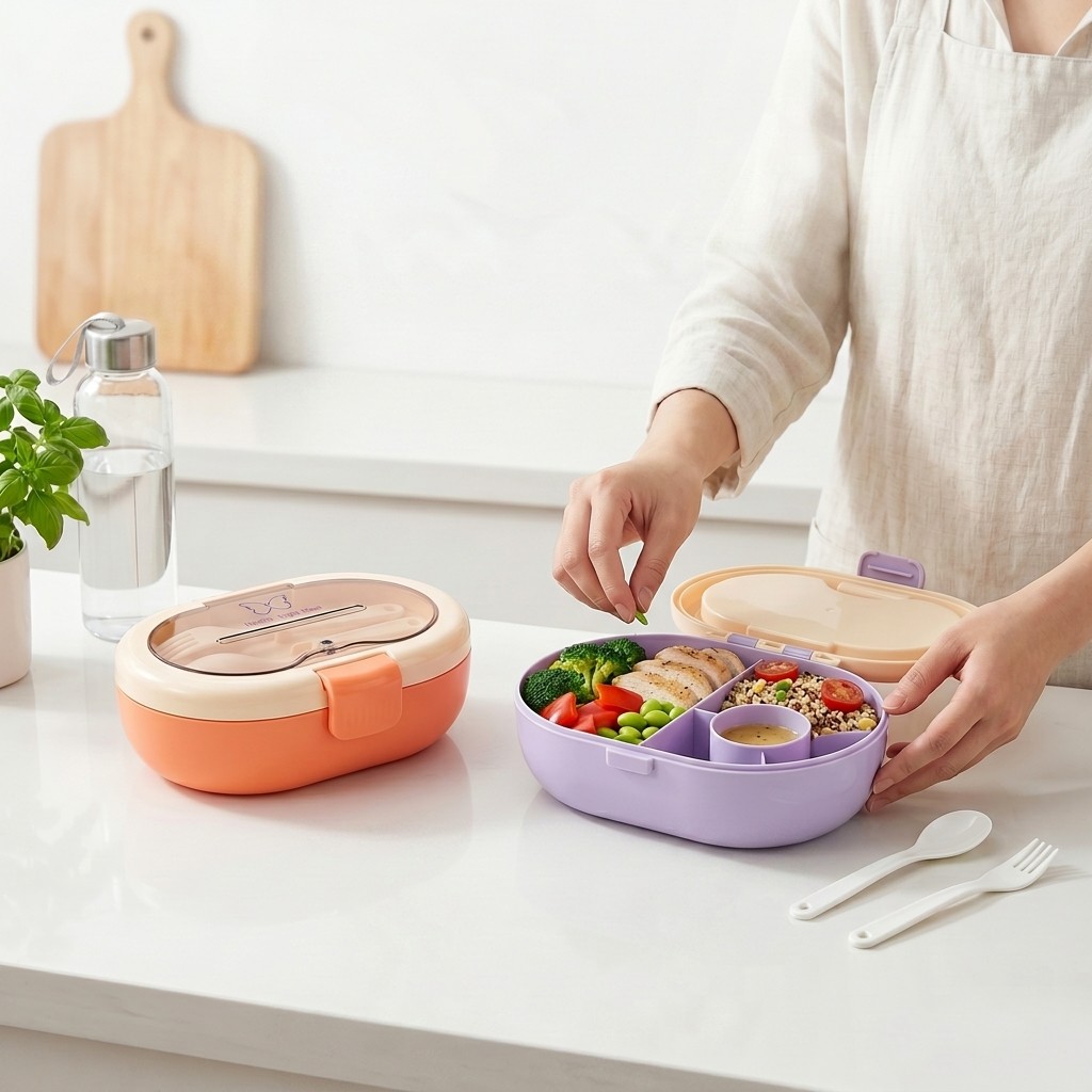 กล่องข้าวพลาสติกพกพาสำหรับเด็ก - Meal Prep Meal Ideas บทวิจารณ์และราคา