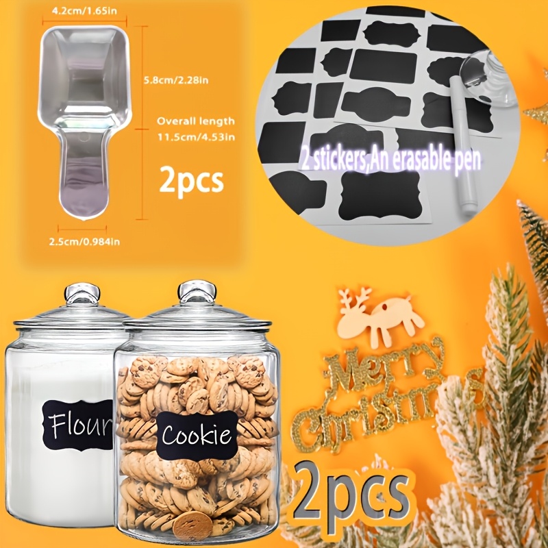 โหลแก้วสำหรับเก็บของในครัว 2 ช - Glass Container Set บทวิจารณ์และราคา
