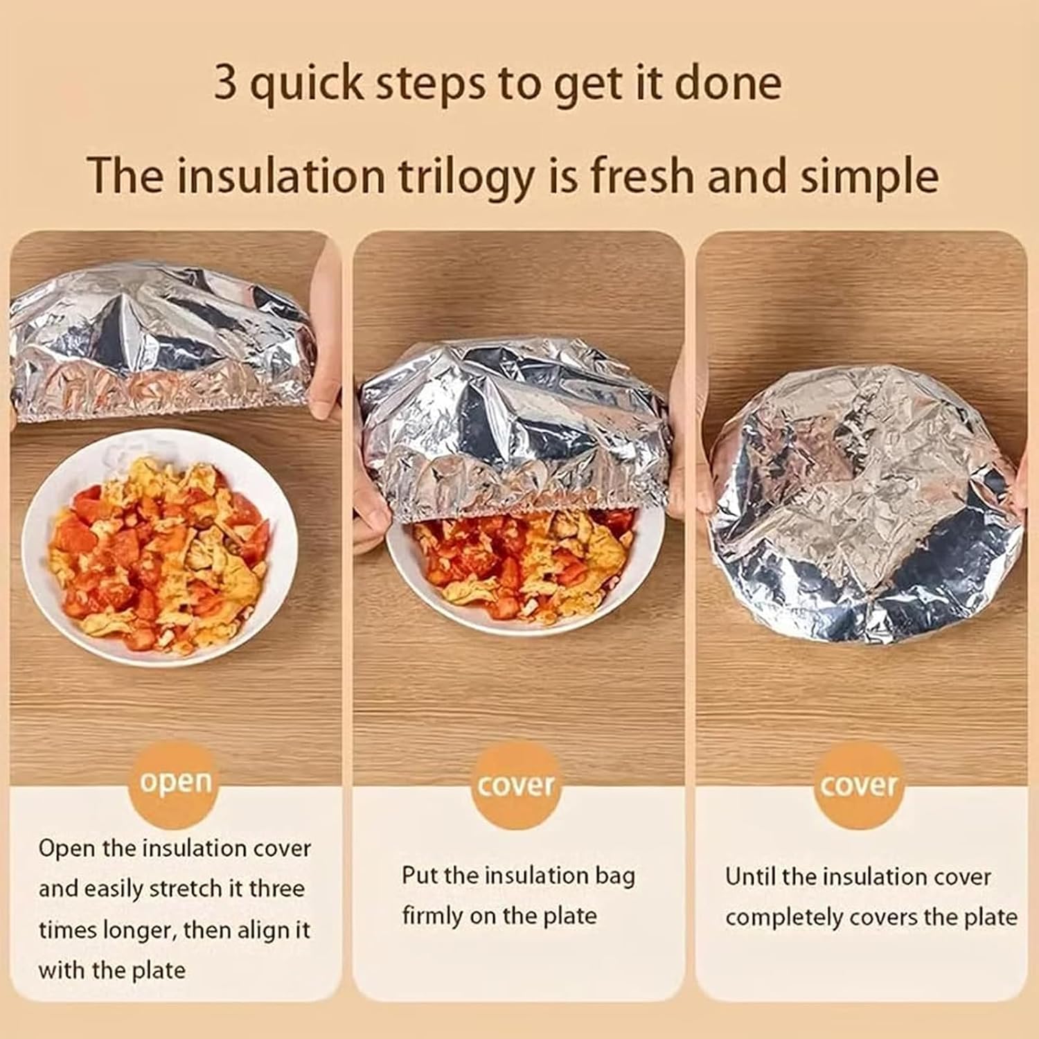 ฝาปิดอาหารอะลูมิเนียมฟอยล์แบบใ - Meal Prep Chef บทวิจารณ์และราคา
