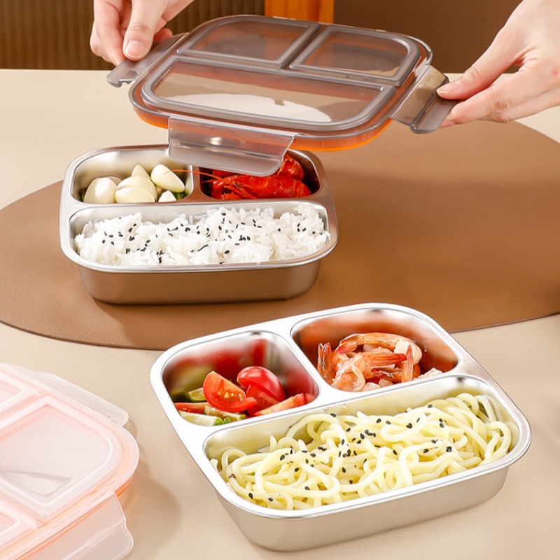 กล่องอาหารกลางวันสแตนเลส 304 ข - Meal Prep Meal Ideas บทวิจารณ์และราคา