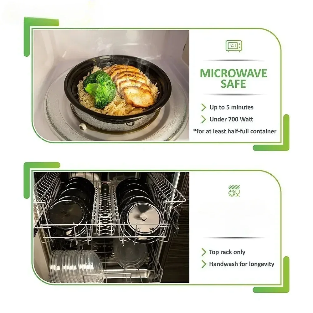 กล่องข้าวกลางวันเบนโตะแบบพกพาส - Meal Prep Lunch บทวิจารณ์และราคา