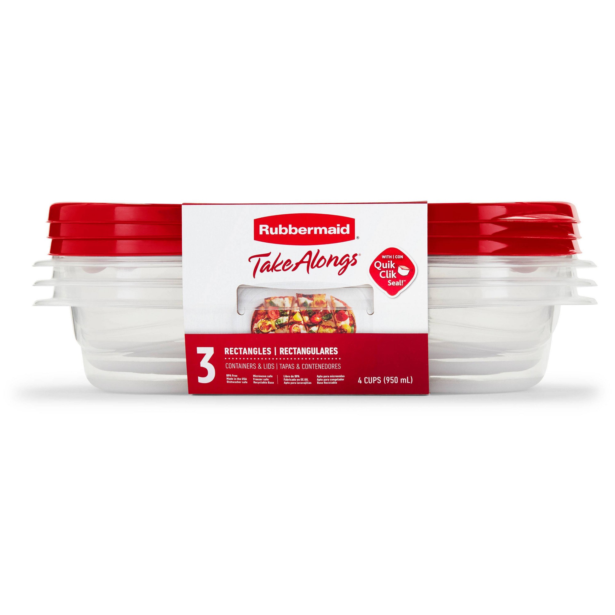 กล่องเก็บอาหารทรงสี่เหลี่ยมผืน - Meal Prep Lunch บทวิจารณ์และราคา