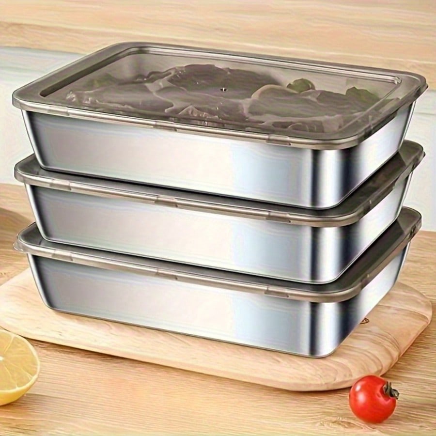 ชุดภาชนะเก็บอาหารสแตนเลส 6 ชิ้ - Meal Prep Box บทวิจารณ์และราคา