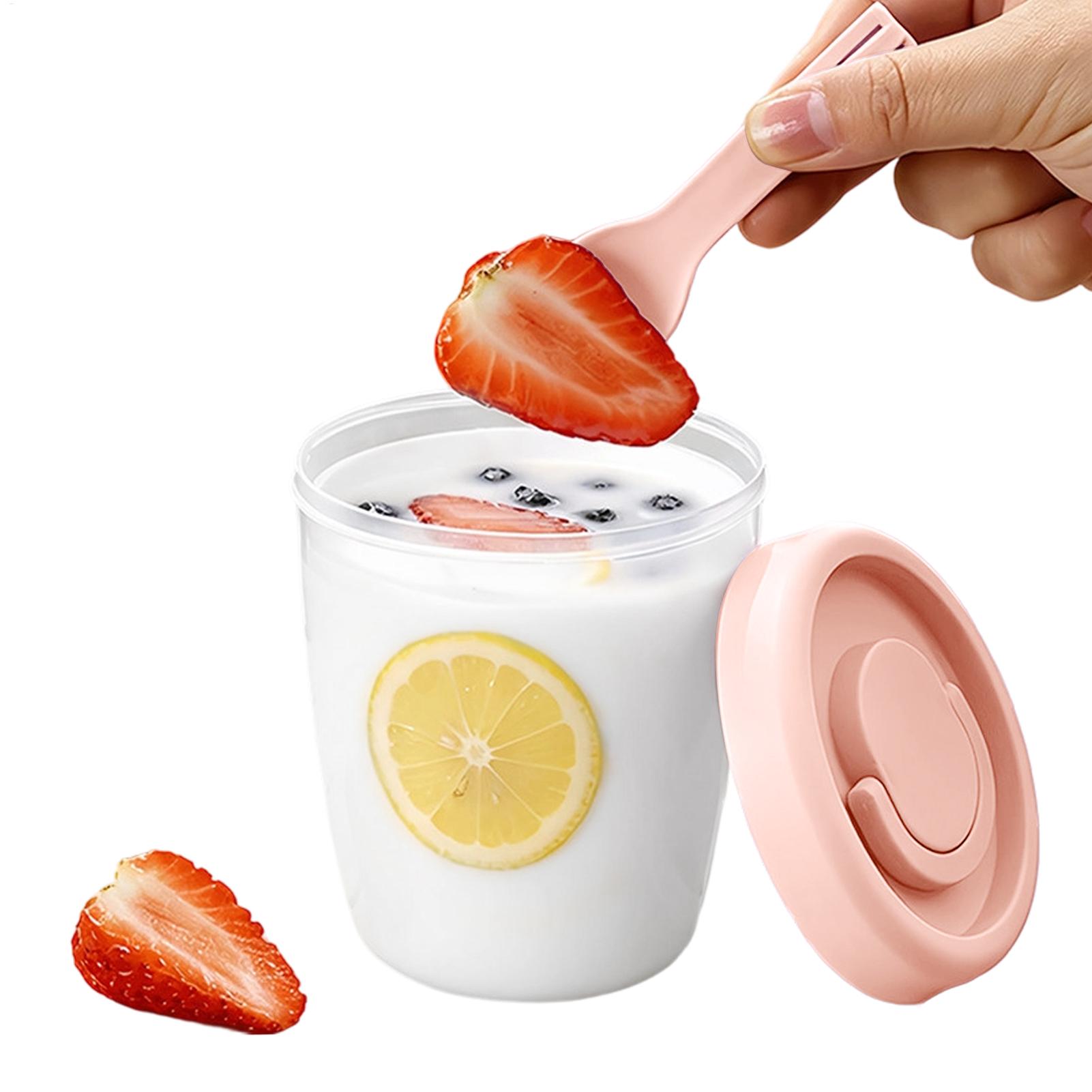 ภาชนะใส่โยเกิร์ตพร้อมฝาปิด กระ - Meal Prep Overnight Oats บทวิจารณ์และราคา
