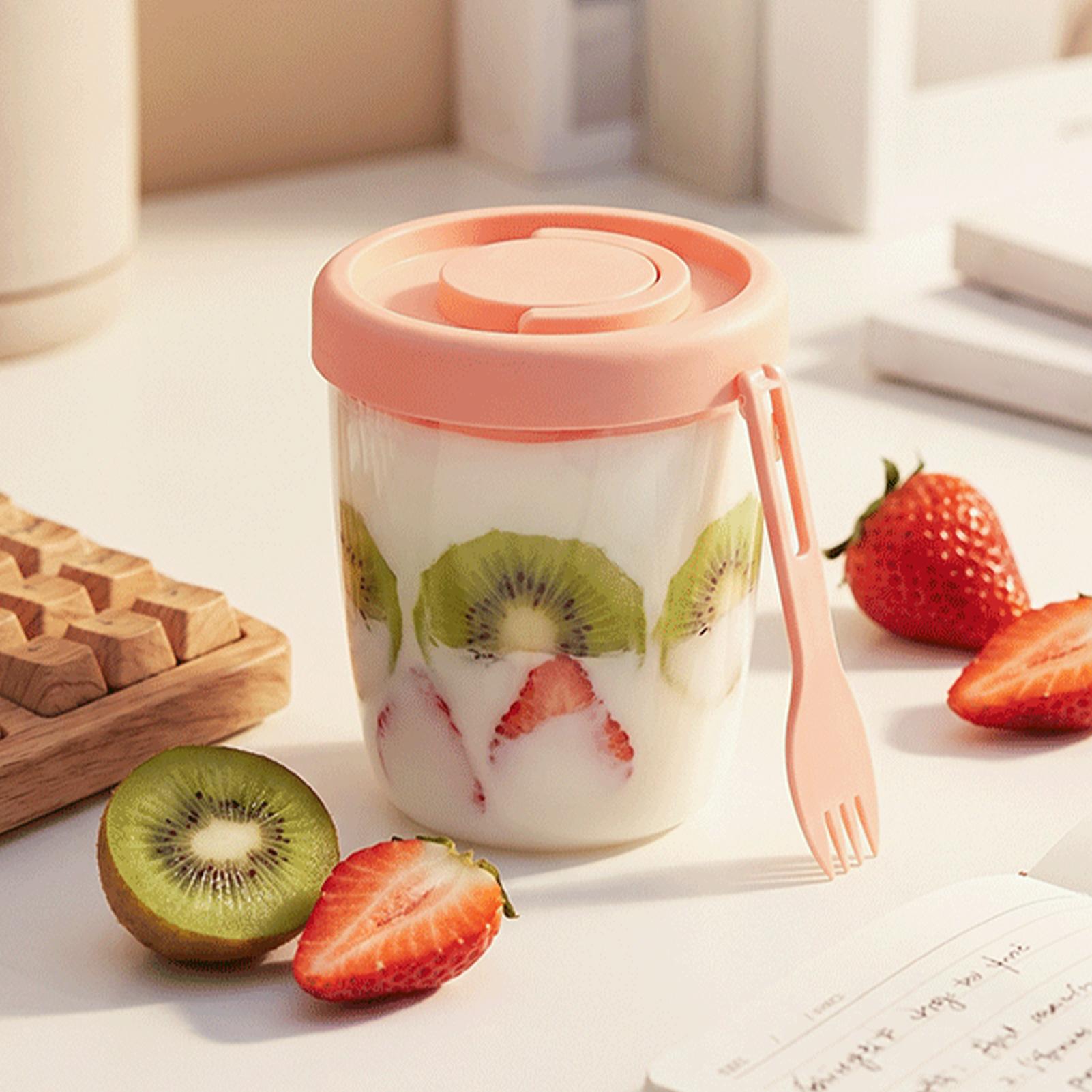 ภาชนะใส่โยเกิร์ตพร้อมฝาปิด กระ - Meal Prep Overnight Oats บทวิจารณ์และราคา