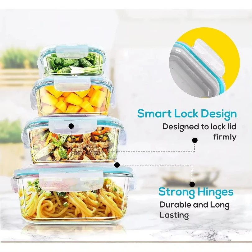 กล่องอาหารกลางวันแก้วสำหรับเก็ - Meal Prep Box บทวิจารณ์และราคา