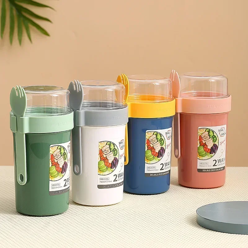 ชุดกล่องเบนโตะสำหรับอาหารกลางว - Meal Prep Yogurt Containers บทวิจารณ์และราคา