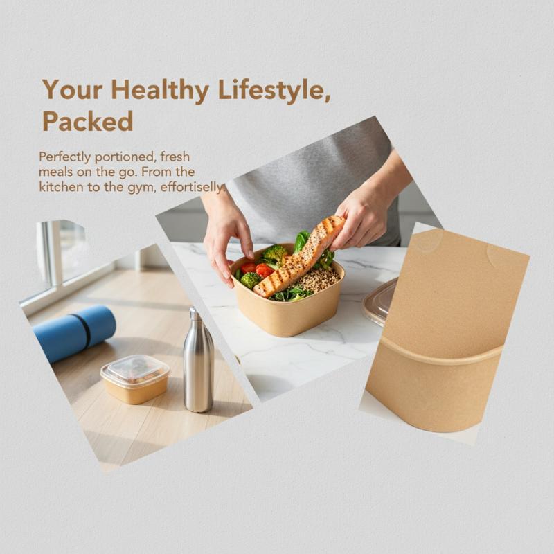 กล่องอาหารกลางวันกระดาษคราฟท์ท - Meal Prep Delivery บทวิจารณ์และราคา