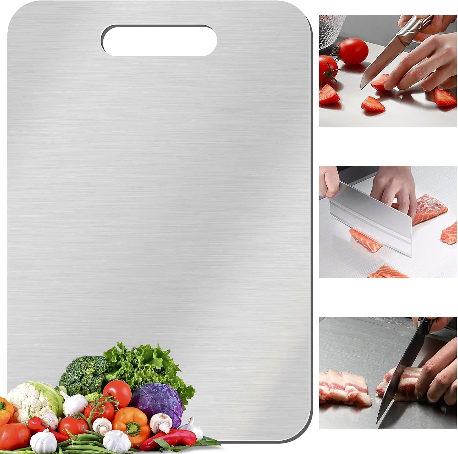แผ่นรองตัดอาหารสองด้านเกรดอาหา - Food Prep Mat บทวิจารณ์และราคา