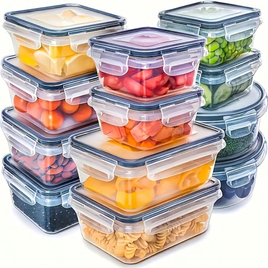 ชุดกล่องใส่อาหารเตรียมพร้อมรับ - Meal Prep Lunch บทวิจารณ์และราคา