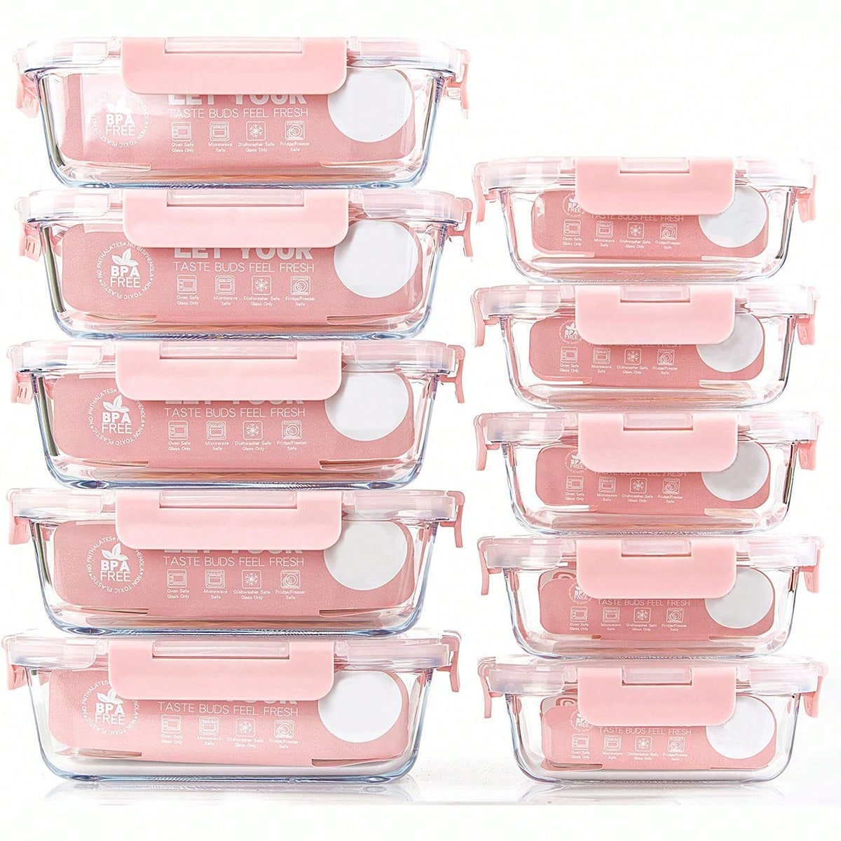 ชุดกล่องแก้วสำหรับเตรียมอาหาร  - Meal Prep Box บทวิจารณ์และราคา