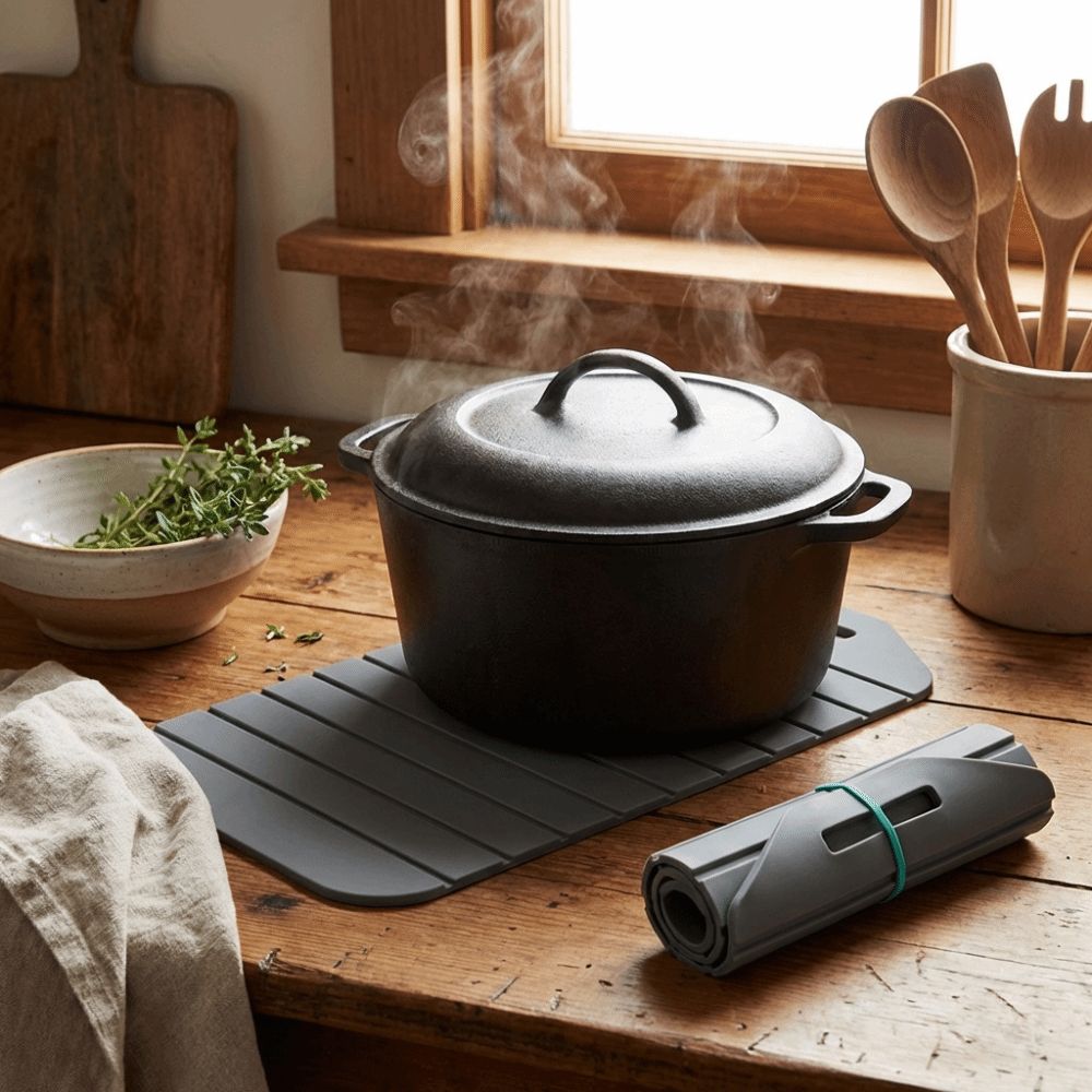 เขียงพับได้แบบไม่ติดอาหาร ด้าม - Food Prep Mat บทวิจารณ์และราคา