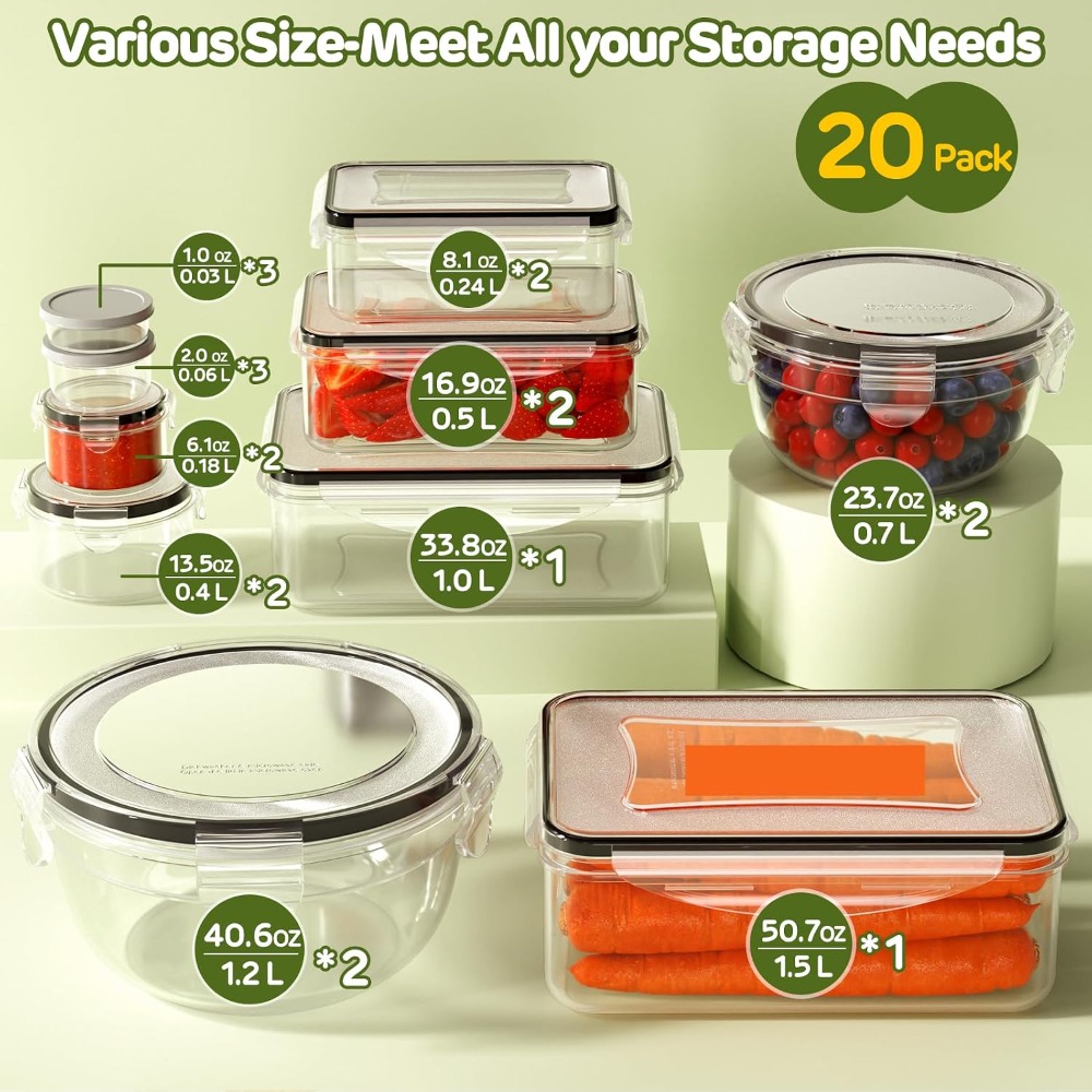 ชุดกล่องเก็บอาหาร 40 ชิ้น, ป้อ - Meal Prep Chef บทวิจารณ์และราคา