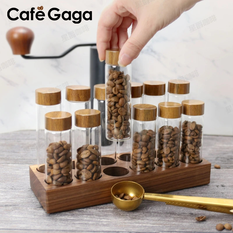 เมล็ดกาแฟกล่องเก็บสินค้าหลอดแก - Glass Container Set บทวิจารณ์และราคา
