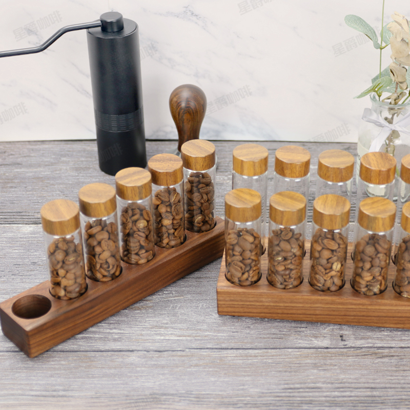 เมล็ดกาแฟกล่องเก็บสินค้าหลอดแก - Glass Container Set บทวิจารณ์และราคา