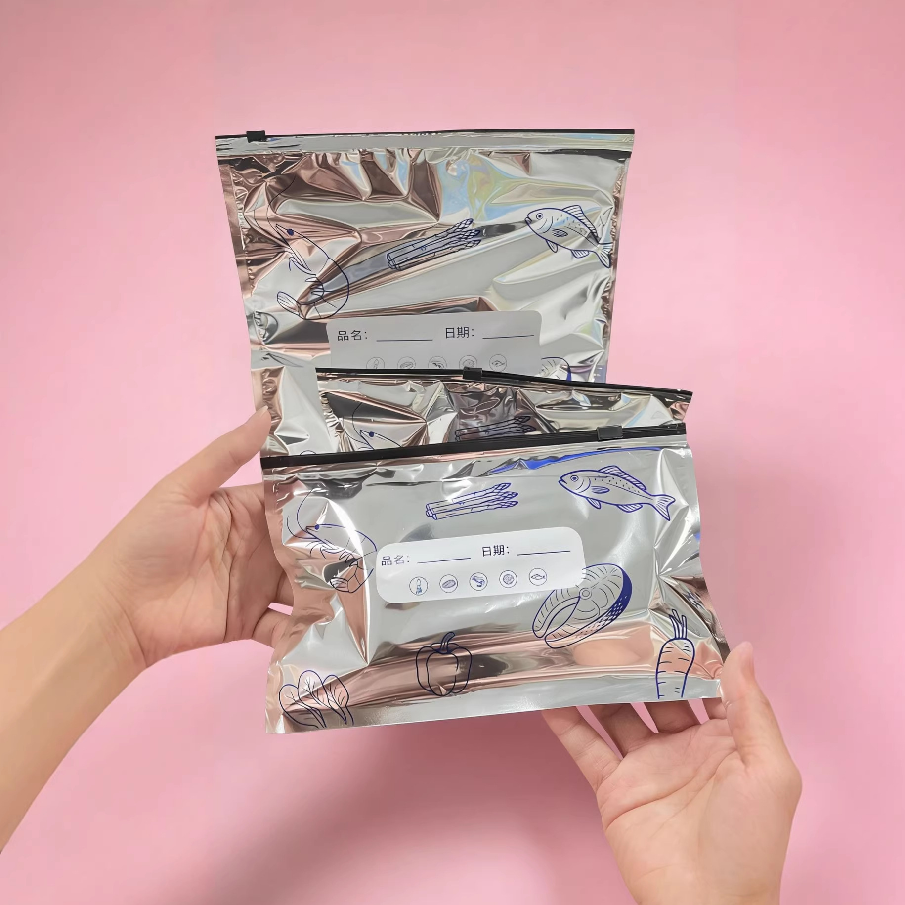 ถุงเก็บอาหารสีเงิน 48 ชิ้น – ถ - Meal Prep Chef บทวิจารณ์และราคา