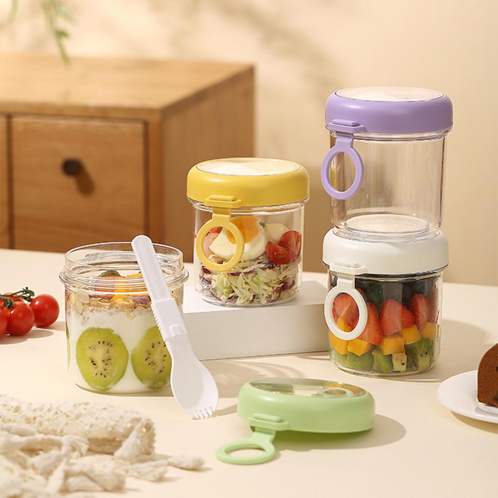 ถ้วยอาหารเช้าแบบพกพาอเนกประสงค - Meal Prep Overnight Oats บทวิจารณ์และราคา