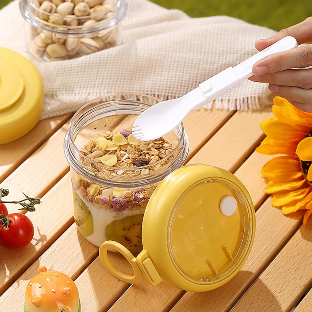 ถ้วยอาหารเช้าแบบพกพาอเนกประสงค - Meal Prep Overnight Oats บทวิจารณ์และราคา