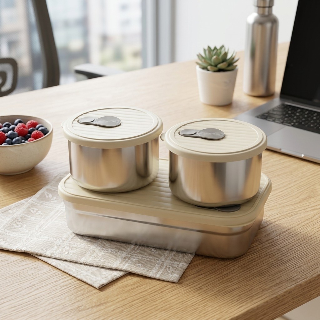 กล่องอาหารสแตนเลส 304 สำหรับไม - Meal Prep Lunch บทวิจารณ์และราคา