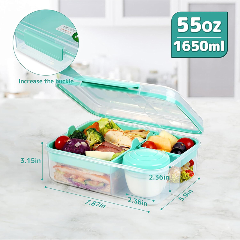 กล่องข้าวเบนโต 4 ช่อง ป้องกันก - Meal Prep Meal Ideas บทวิจารณ์และราคา