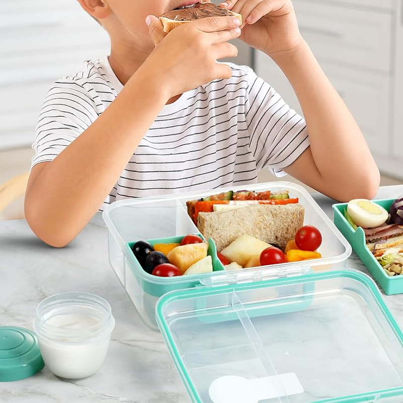 กล่องข้าวเบนโต 4 ช่อง ป้องกันก - Meal Prep Meal Ideas บทวิจารณ์และราคา