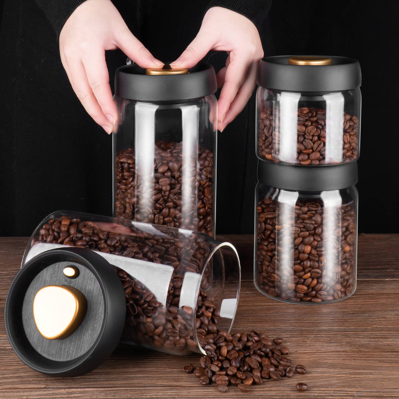 PARACITY สูญญากาศปิดผนึกถังกาแ - Glass Container Set บทวิจารณ์และราคา