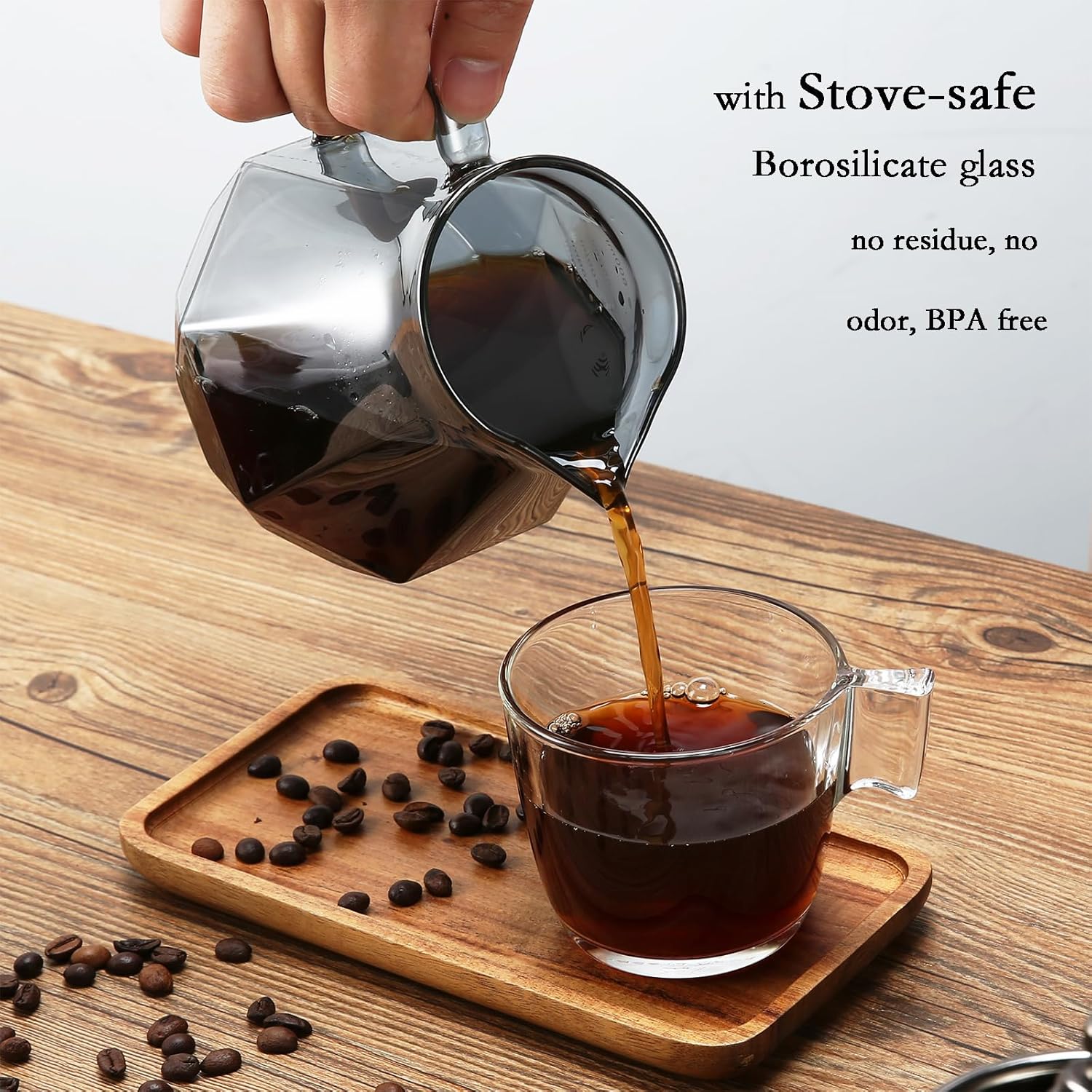 แก้วกาแฟแก้วแม็กพาย สำหรับชุดก - Glass Container Set บทวิจารณ์และราคา