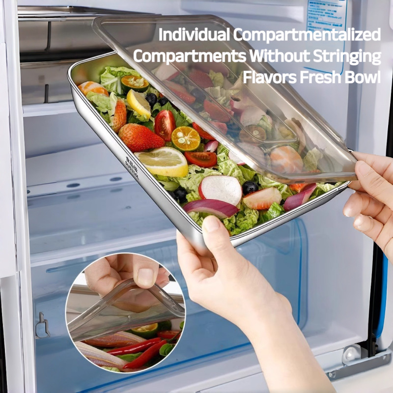 กล่องเก็บอาหารสแตนเลสเกรดทางกา - Meal Prep Lunch บทวิจารณ์และราคา