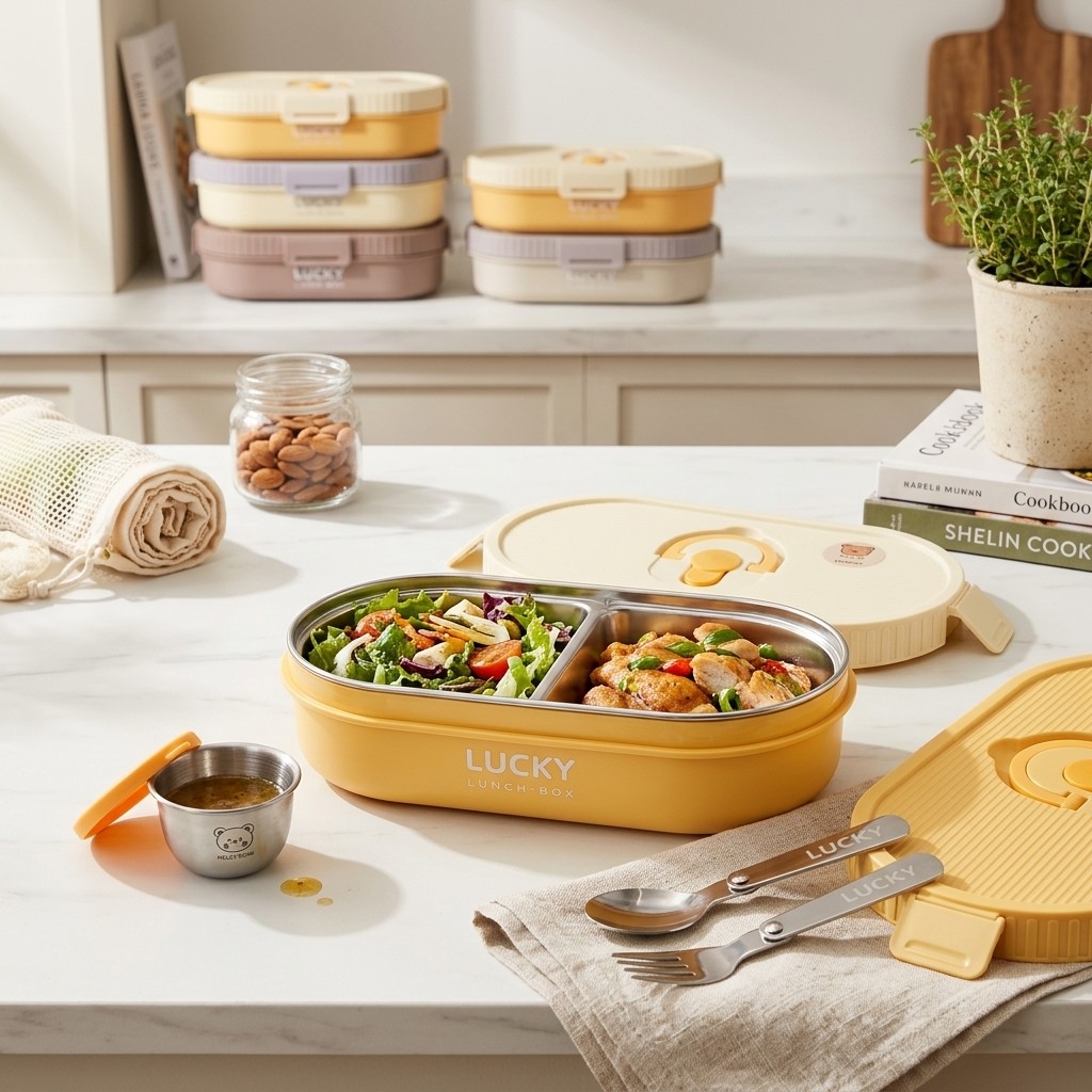กล่องอาหารกลางวันสแตนเลส 304 ใ - Meal Prep Meal Ideas บทวิจารณ์และราคา