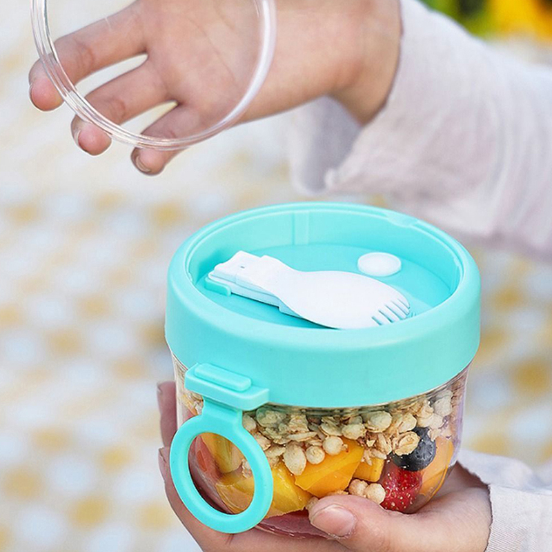 กล่องใส่อาหารแบบพกพาขนาด 600 ม - Meal Prep Overnight Oats บทวิจารณ์และราคา