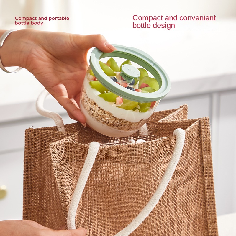 ภาชนะแก้วสำหรับโอ๊ตมีลแบบแช่ข้ - Meal Prep Overnight Oats บทวิจารณ์และราคา