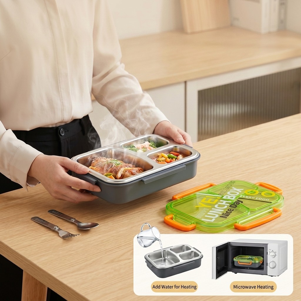 กล่องข้าวสแตนเลส 304 สำหรับเข้ - Meal Prep Lunch บทวิจารณ์และราคา