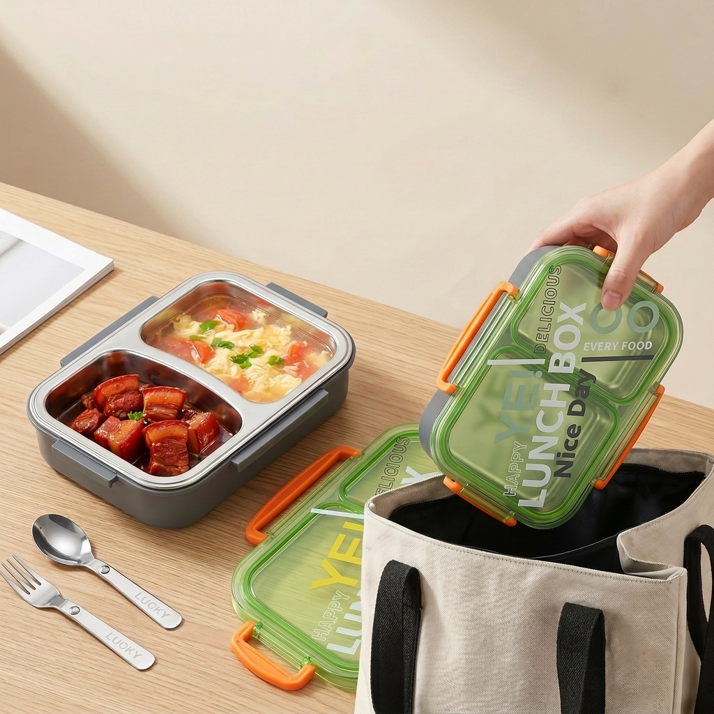 กล่องข้าวสแตนเลส 304 สำหรับเข้ - Meal Prep Lunch บทวิจารณ์และราคา