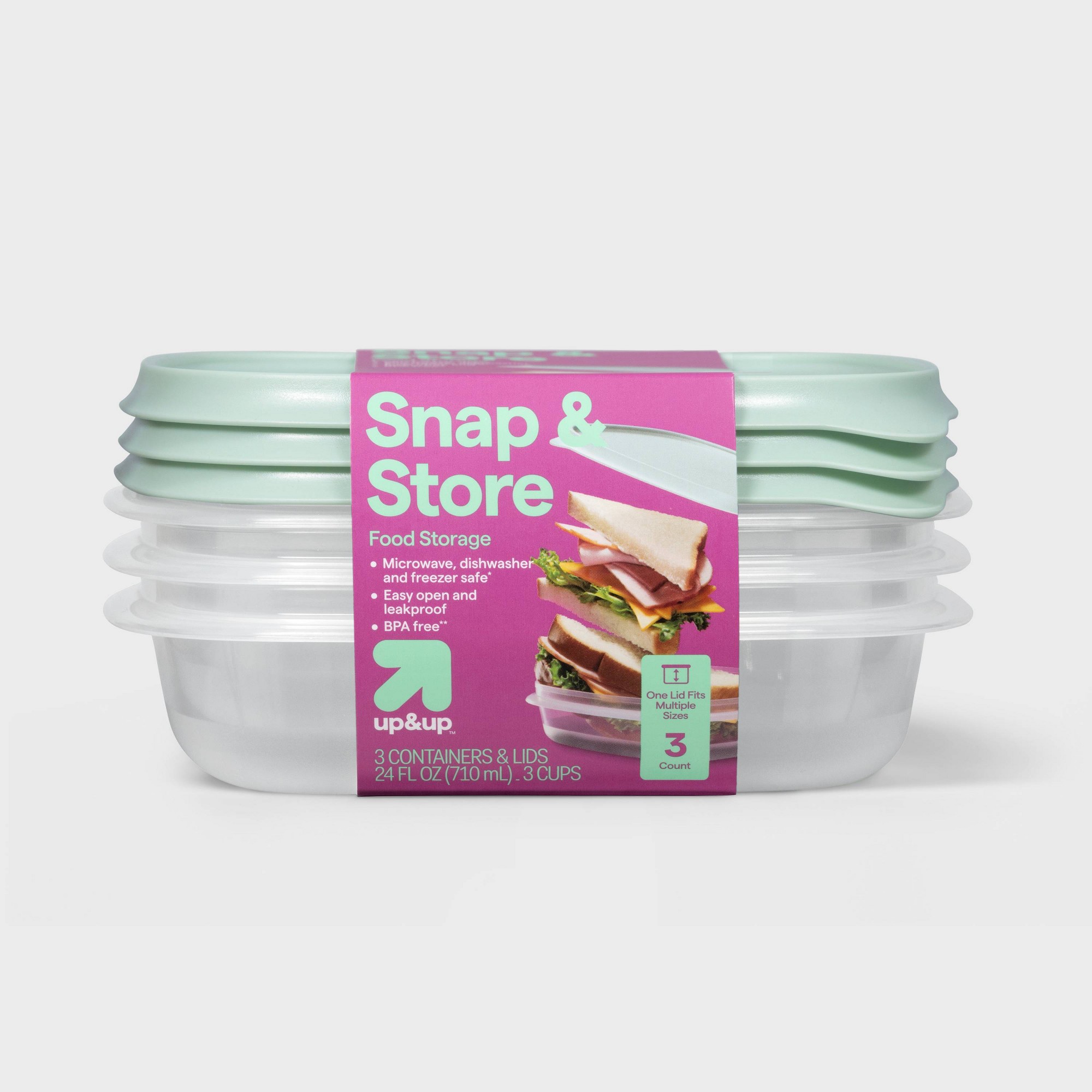 กล่องเก็บอาหารทรงสี่เหลี่ยม 3  - Meal Prep Box บทวิจารณ์และราคา