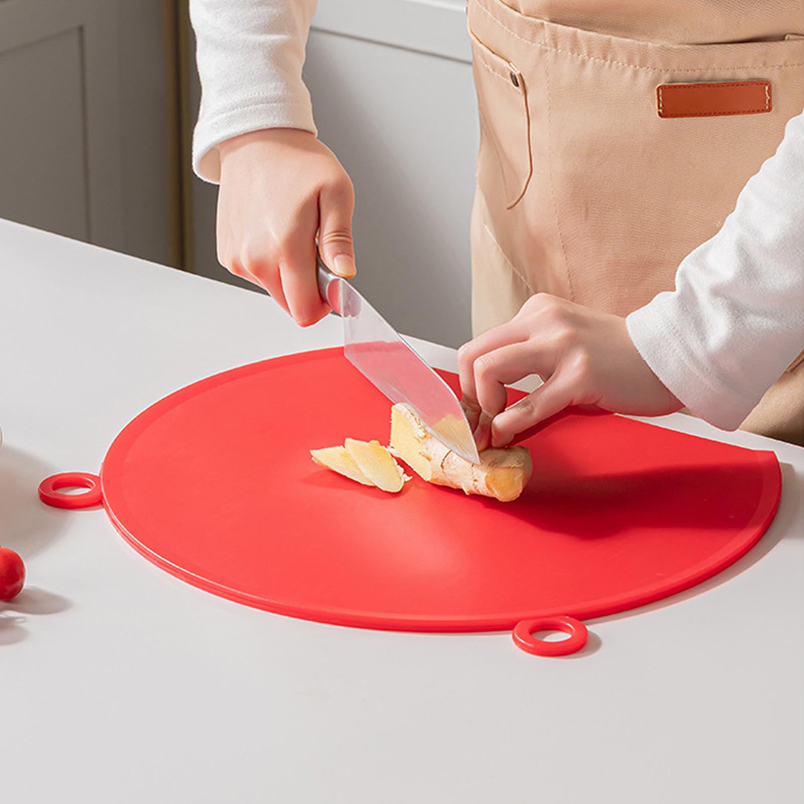 เขียงซิลิโคนพร้อมที่ระบายน้ำ แ - Food Prep Mat บทวิจารณ์และราคา