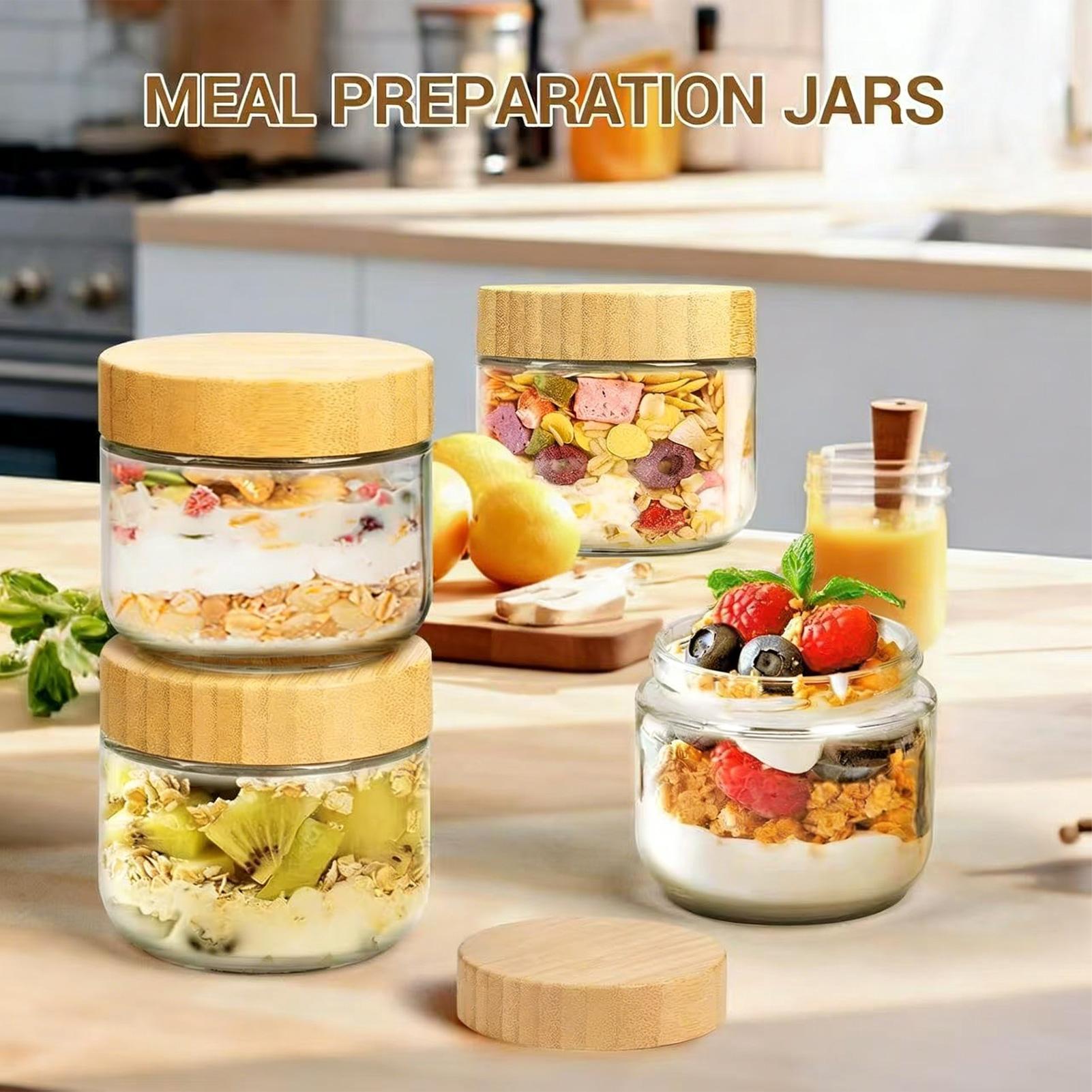 กล่องใส่ข้าวโอ๊ตแบบแช่ค้างคืน  - Meal Prep Overnight Oats บทวิจารณ์และราคา