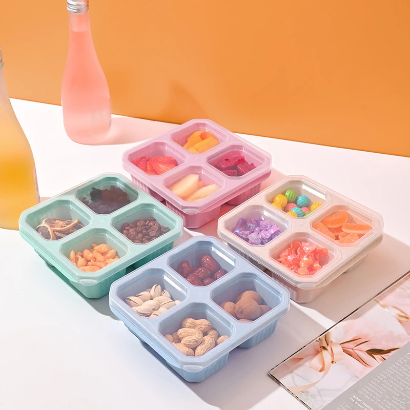 กล่องขนมขบเคี้ยว4ช่องสำหรับเด็ - Meal Prep Meal Ideas บทวิจารณ์และราคา